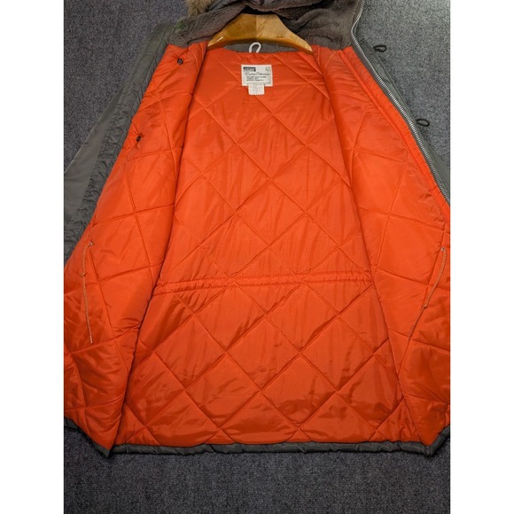 Vtg Montgomery Ward Quality Outerwear Snorkel Parka Jacket Green Size Large - Picture 6 of 8